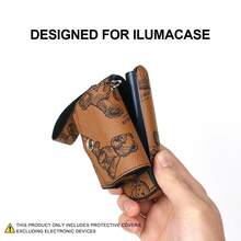 IQOSCASE 适用于 ILUMA/ILUMA I 的防摔皮套/收纳袋，也适用于 TEREA 20 Hot Rod 烟盒，时尚烟盒配件，棕熊纹皮革材质，柔软防滑表面，360 度完美贴合保护，防摔防震，方便收纳携带，男女皆宜，适合作为情人节、圣诞节、父亲节等节日礼物，是吸烟者的理想配件。 - ILUMA三件棕熊 - 查看 5