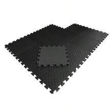 Barbell Equipment Mat 12Piece Black 48" X 36" X 1 2"