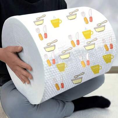 Sheets Disposable Kitchen Cleaning Cloth,Reusable Kitchen Towels - Durable, Non-Stick And Easy To Clean For All Household Needs, Easy-To-Tear, Dual-Purpose Towel For Wet And Dry Cleaning, Non-Woven Oil-Absorbing And Decontamination Cloth, Drying Cloth, Suitable For Household Cleaning And Dishwashing, Cleaning Supplies, Back-To-School Supplies Random Style Color Pattern, Home Cleaning, Kitchen Cleaning, Party Cleaning