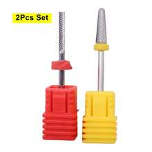 Easy Nail 1/2 piezas Brocas de carburo profesionales XXF de 3/32" 5 en 1, brocas de acero de tungsteno de alta gama, brocas para cutículas que eliminan rápidamente para manicuristas, salón de uñas, manicura, pedicura, pulido de gel - Multicolor - Ver 10