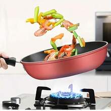 1 Set - Non-Stick Frying Pan Set, Compatible With Gas And Induction Cooktops, Dishwasher - Perfect For Steak, Eggs, Fish - Modern Cookware For Indoor And Outdoor Cooking - Multicolor - View 10