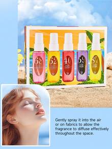 40ml Neuer Brasilianischer Digitalduft Spray, Brasilianisch inspirierter Duftzerstäuber, Raumspray & Raumdekoration, floraler orientalisch-holziger Gourmand-Duft mit Noten von Vanille, Pistazie, gesalzenem Karamell, Jasmin, Orchidee und Pflaume, Muss-haben für Urlaub, Reisen, Gym, Yoga, Büro, Kleiderschrank-Frischer