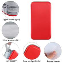 80-Disc CD/DVD Storage Case - Moisture-Proof Album Organizer With Protective Sleeves, Portable Media Storage Box For CD/DVD Disc Collection, Durable Hard Shell Case, Space-Saving Design, 80-Disc CD/DVD Storage Case Moisture-Proof Hard Shell Shockproof Dustproof Scratch-Resistant Protective Sleeves Anti-Static Lining Quick Access Portable Media Storage Box Space-Saving Design Disc Collection Home Office Travel Collector's Gift - Multicolor - View 4