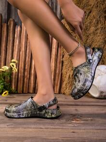 Sapatos unissex respiráveis com furos, absorventes de impacto, antiderrapantes, silenciosos, multiuso para uso interno/externo, para todas as estações