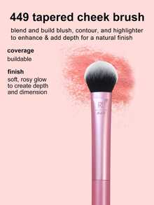 Real Techniques Artist Essentials Makeup Brush Set, For Foundation, Powder Blusher,Blush, Highlighter, Eyeshadow, & Liner, Professional Makeup Tools, Synthetic Bristles, Vegan & Cruelty-Free, 6 Piece Set,Brush Set,Makeup Brush Kit,Make Up Brush Set,Make Up Set Complete,Makeup Brush Set,Complete Makeup Kit,Brush Kit,Brushes Makeup Set,Makeup Gift Set - Pink - View 8