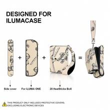 IQOSCASE 适用于 ILUMA/ILUMA I 的防摔皮套/收纳袋，也适用于 TEREA 20 Hot Rod 烟盒，时尚烟盒配件，棕熊纹皮革材质，柔软防滑表面，360 度完美贴合保护，防摔防震，方便收纳携带，男女皆宜，适合作为情人节、圣诞节、父亲节等节日礼物，是吸烟者的理想配件。 - ILUMA三件棕熊 - 查看 2