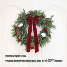 9FT Christmas Cedar Garland Artificial Real Touch Thickness Realistic Greenery Pine Garland For Mantle Fireplace Outdoor Indoor Christmas Decorations Home Decor Room Decor - Multicolor - View 7