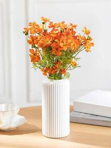 1 Pc Plastic Vase, Living Room Flower Vase Decor, DIY Vase For Floral Arrangement, Artificial Flower Vase, Fresh Flower Vase, Planter For Plant Cultivation, Handmade Vase, Suitable For Bedroom, Wedding, Living Room, Home Desk, European Modern Minimalist Decor Home Decor Room Decor Glass Vase