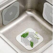 1pc Kitchen & Bathroom Filter, Filter Pad, Bathtub & Shower Drain Stopper, Prevents Clogging And Odor, Blocks Hair And Debris, Suitable For Yachts And Boats Waterproof Mat