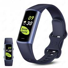 ESFOE 智能全触屏手表小巧轻便，防水。可进行智能语音通话、监测睡眠、闹钟提醒和播放音乐。时尚手表。