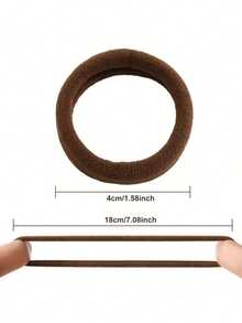 50 pièces/100 pièces Élastiques à cheveux sans couture pour boucles de cheveux, sans dommage pour les cheveux, pour attacher les cheveux, haute élasticité, élastiques, accessoires colorés pour cheveux, pas trop serrés