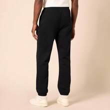 Pantalones deportivos de forro polar para hombre - Negro - Ver 10