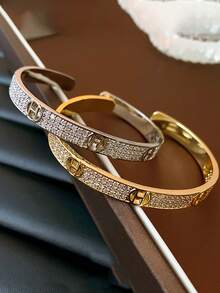 Elegant Gold Bracelet, Suitable For Daily Wear, Dates, Parties And Gifts