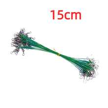 20入組15/20/25/30公分防咬飛蓮固定呎線,漁釣鉛絲引線,漁釣餌連接器 - 綠色 - 查看 13