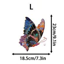 1 pièce/2 pièces/3 pièces Conception de papillon brodée vibrante, écussons en plastique durable à repasser, convient pour les Sweat-shirt à capuche, t-shirts, sweats, jeans, sacs à dos, sacs fourre-tout, taies d'oreiller et casquettes de baseball vintage. Autocollants en plastique lavables et durables pour l'artisanat et la décoration - faciles à repasser, cadeau parfait pour les artisans et les passionnés de DIY
