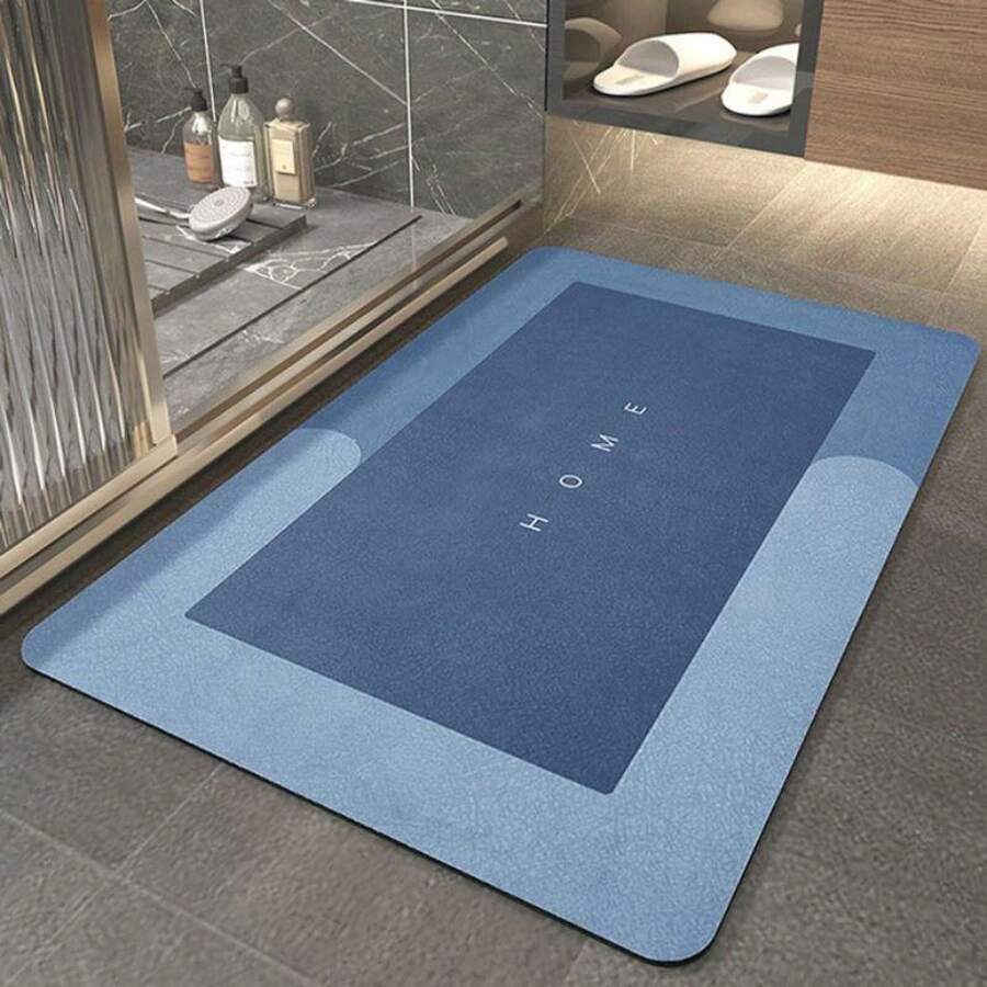 Tapete Mágico Antiderrapante Alta absorção - Azul - Visão 1