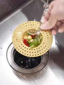 1/5 piezas Filtro de drenaje del fregadero, Filtro de drenaje de cocina, Filtro de drenaje de baño, Filtro de drenaje de piso, Filtro antiatascamiento, Cubierta de prevención de obstrucción y plagas del inodoro, Colador de fregadero de cocina, Cubierta antiplagas, Colector de alimentos, Atrapapelos, Filtro de prevención de obstrucción de alimentos y residuos con malla, Adecuado para ducha, baño, lavandería - Multicolor - Ver 9