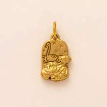 1 pezzo di ciondolo in zirconia a forma di cuore, macchina fotografica, pallavolo, pizza, cola, caffettiera, fiore, può essere utilizzato per realizzare collane, braccialetti, orecchini, catene per borse, portachiavi, ecc. Materiale in acciaio inossidabile placcato in oro 18K, ornamenti a forma di charm, perline decorative, accessori gioielleria da donna, accessori fai-da-te, accessori portachiavi, accessori in acciaio inossidabile, ciondoli in acciaio inossidabile, ecc.