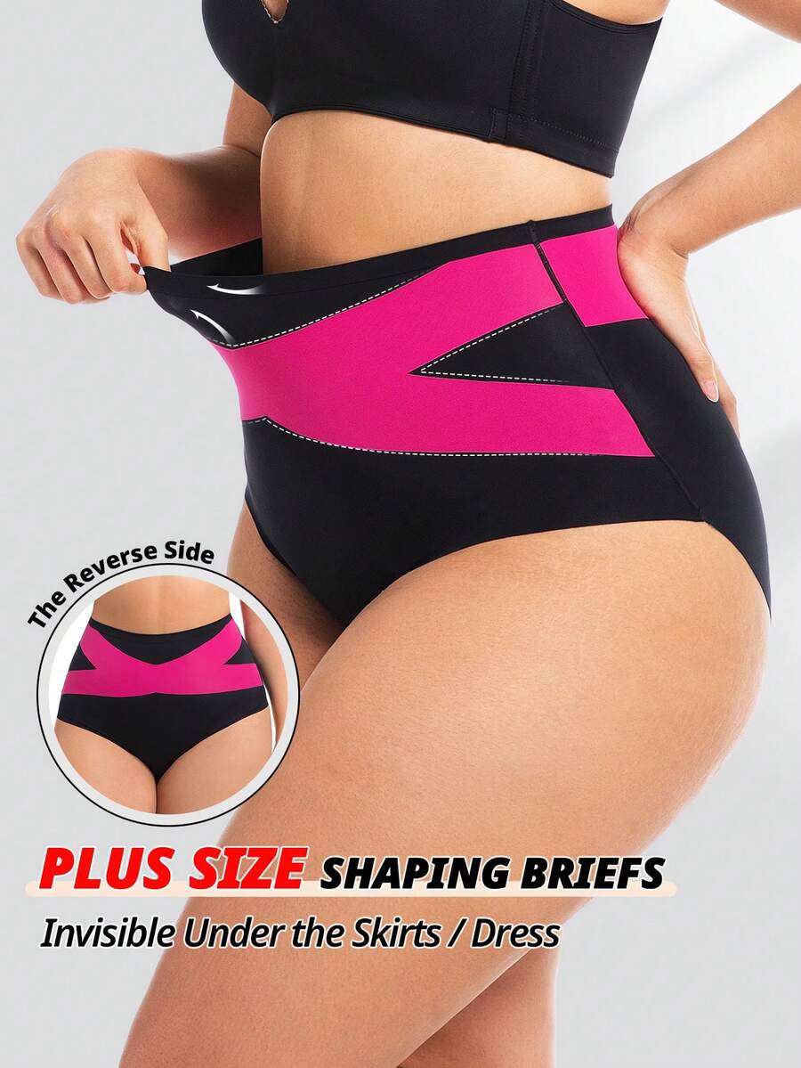 FLARIXA Plus Size Super High Waist Tummy Control Briefs Women Shapewear Bottom Cross Target Belly Shaping Panties Butt Lifting Underwear 0XL-4XL Underwear