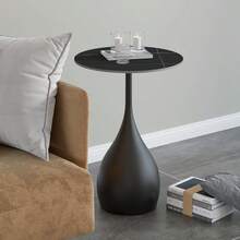 Minimalist Luxury Bedside Table, Small Round Coffee Table, Nordic Ins Style Living Room Mini Side Table, Fashionable Corner Table