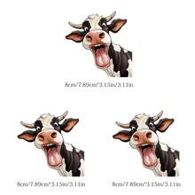 1 pièce/2 pièces/3 pièces Autocollants de transfert de chaleur drôles de tête de taureau, convenant pour les sweat-shirts à capuche, t-shirts, sweats, jeans, sacs à dos, sacs à main, taies d'oreiller et casquettes de baseball rétro. Autocollants en plastique lavables durables pour l'artisanat et la décoration - faciles à repasser, cadeau parfait pour les artisans et les passionnés de DIY