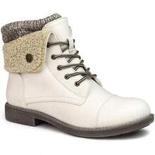 Women's Hiking Style Boot - Duena - Winter White/Burn/Fab/Fleece - View 1
