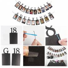 1 Set Black Glitter "Officially 18 Years Old" Banner, Time To Grow Up, Welcome To Adulthood Black Glitter Banner, 18th Birthday Banner, Unisex 18th Birthday Decorations - Multicolor - View 5