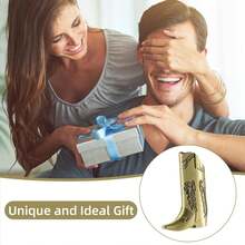 Cowboy Boot Lighter Sleeve Cover, Lighter Sleeve Cover For Mini Bic J5 Accessories Decoration For Everyday Carry Or Travel Gift - 金的 - 查看 7