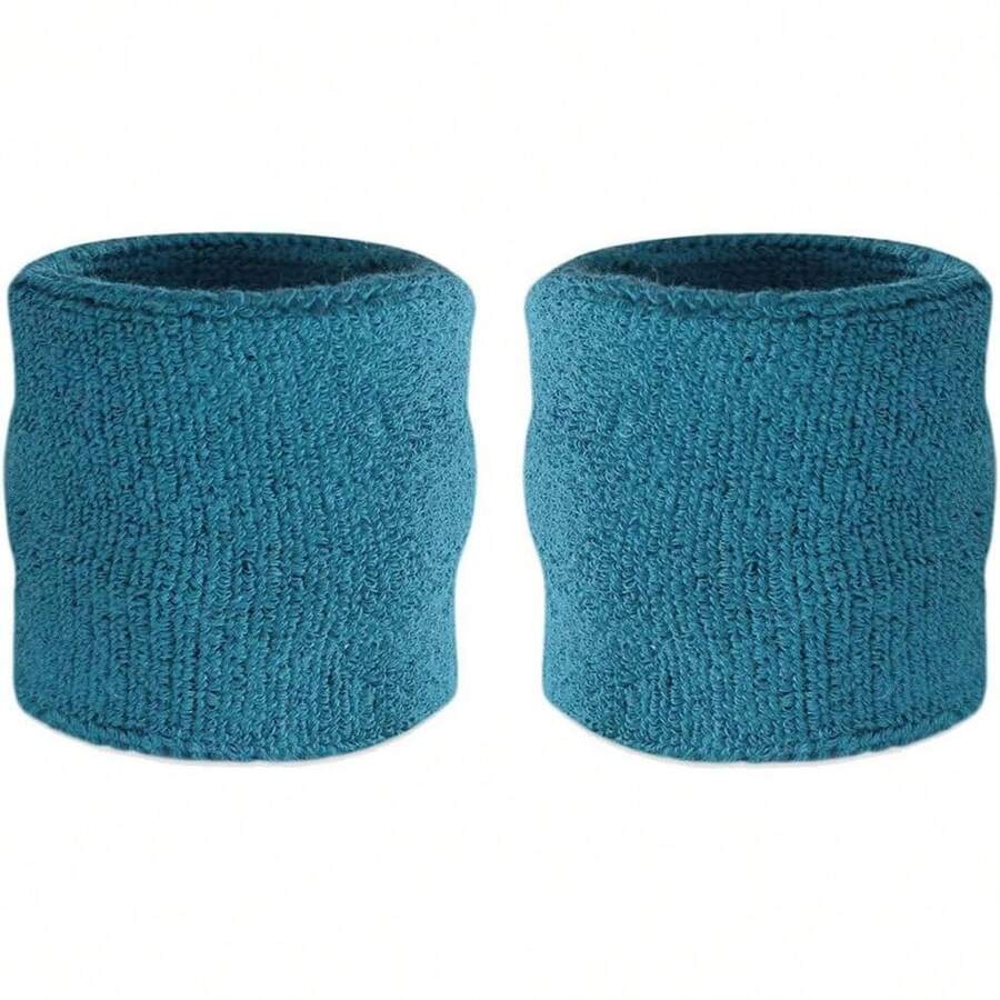 Wrist Sweatbands, Absorbent And Breathable Thick Cotton Bands For Working Out, Gymnastics, Basketball, Tennis, And Football, Multiuse Wristbands For Costumes And Cosplay