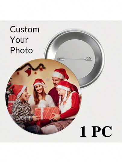 1 pezzo Spilla personalizzata con pulsante, spilla con testo/logo/foto personalizzati, spilla con testo personalizzato, accessorio spilla personalizzata per zaino, spilla personalizzata per borsa, spilla da risvolto, regalo per matrimonio, regalo per anniversario, regalo per lui/lei, forniture scolastiche, ritorno a scuola