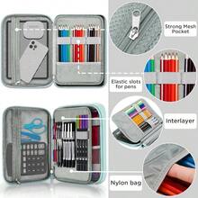 Big Capacity Storage Pouch Marker Pen Pencil Simple Stationery Bag Holder Middle High School Office College Student Girl Women Adult Teen