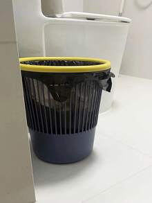 1 pieza Bote para basura de plástico - 26*26CM - Caqui - Ver 4