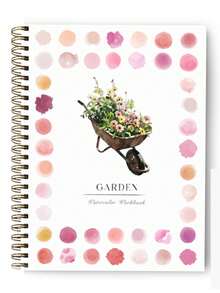 Beginner-Friendly Watercolor Workbook With Paint Brush With Color Palette Watercolor Paint Book Art Painting Supplies