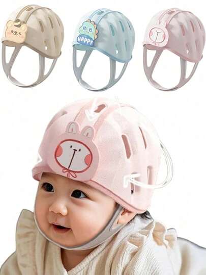 婴儿头部保护垫，婴儿爬行学步安全头盔，360° EVA减震，超轻设计，多种颜色可选