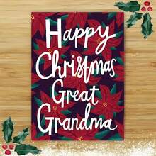 1 pieza Tarjeta de felicitación navideña australiana con sobre, 11cm X 16cm - Diseño encantador de gatos besándose con adornos festivos, ideal para amigos, familiares y amantes de los gatos, tarjeta de celebración navideña conmovedora