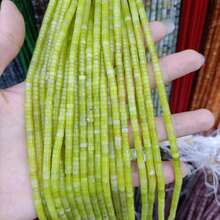 4x2mm Natural Gemstone Howlite Agate Quartz Jasper Cylinder Tube Beads Handmade DIY Women Bracelet Necklace Loose Spacer Beads For Jewelry Making DIY Accessories - Multicolor - View 29