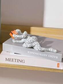 1 قطعة من الراتنج الشمالي بتصميم بسيط وأشكال حرفية للقراءة، ديكور مكتبي وأرفف الكتب، ديكور منزلي للقراءة