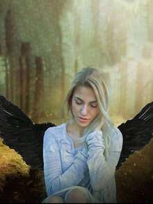 Demon Angel Ghost Elf Black Feather Wing Props Halloween Costume Show Princess Costumes Suitable For Party Cosplay Props. Christmas Carnival New Year.Handmade Feathers May Have Minimal Shedding, Which Is Normal And Does Not Affect Their Functionality.