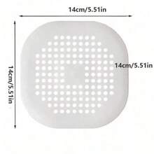 Juego de 4 piezas de atrapadores de drenaje, rejilla de drenaje de ducha cuadrada, atrapador de cabello de silicona con ventosa, filtro de colador de fregadero, tapón de drenaje de bañera/ducha de silicona, tapón de olor de cocina de silicona, herramientas de limpieza de baño