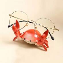 1 件螃蟹形多功能桌面配件，防水创意礼物，手机和眼镜架，举重手机支架，螃蟹形桌面收纳架