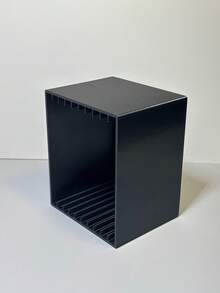 10-Disc CD/DVD Storage Rack, Transparent Desktop Disc Organizer, 160mm Height