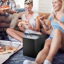 Sweetcrispy Portable Self-Cleaning Ice Maker Machine | Produces 9 Bullet Ice Cubes In 6 Minutes, 26.5 Pounds In 24 Hours - Counter Top, Small For Homes, Kitchens, RVs, Parties - Xem 8