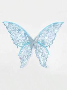 1pc Holiday Fairy Wings ,Carnival Festival Party Performance Props, Sparkle Butterfly Wing Wedding Costume Angel Wings For Women Carnival Dress Up Accessories,Hot Gold Dazzling Butterfly Wings Fairy Wings,Birthday Present Halloween Costume - Multicolor - View 16