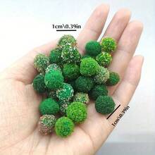 30 pezzi di alberi e cespugli misti, modelli di vegetazione in miniatura, gruppi di arbusti per modellismo ferroviario, accessori per ferrovia, mini alberi per artigianato e diorami