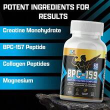 BPC-157 Capsules,BPC-159 Capsules, Upgraded BPC-157 Blend With Creatine Monohydrate, Collagen Peptides & Magnesium, Support Brain And Intestinal Maintenance, Activate Muscle Potential,Unlock New Peaks In Fitness, Good Sports Stuff, A Must-Have For Fitness People! - Khác - Xem 2