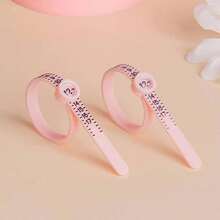 Ring Sizer Measuring Tool, Reusable Finger Size Adjuster For Loose Rings - 隨機顏色-1件 - 查看 3