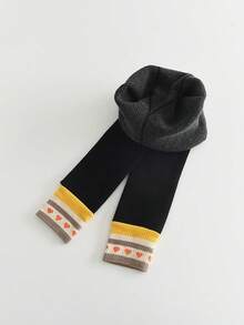 1 件女婴加厚保暖舒适打底裤，秋冬 - 彩色 - 查看 20