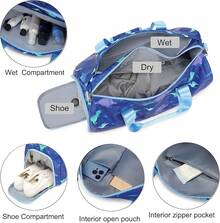 Training Bags - Light Blue - Dinosaur Print - View 7