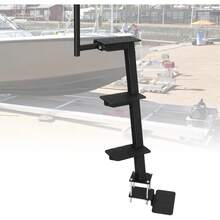 Heavy Duty Boat Trailer Step Ladder – 3-Step With Handle, Non-Slip Surface, Fit For Trailer Tongue, 460 Lbs Load Capacity