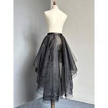 1 chiếc váy tutu bằng vải tuyn pha lê dành cho nữ, váy dạ hội đuôi cá viền bất đối xứng, váy biểu diễn bồng bềnh viền bèo nhún nhiều lớp, thích hợp cho đám cưới, tiệc tùng, biểu diễn sân khấu, cosplay, chụp ảnh, khiêu vũ - nhiều màu - Xem 7